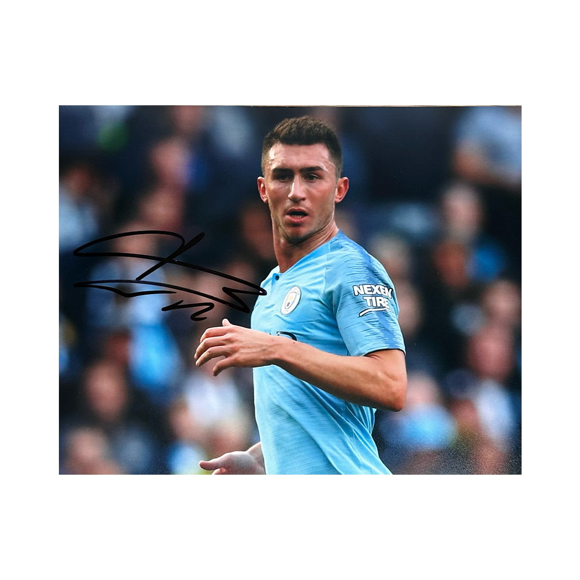 Aymeric Laporte Signed Manchester City  10x8