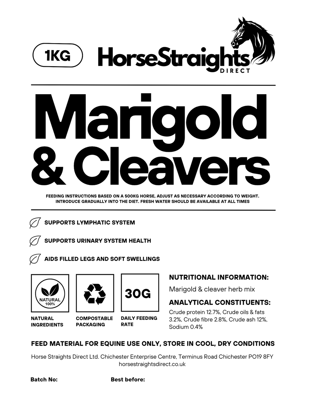 Marigold And Cleavers Mix