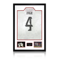 Maro Itoje Signed England 2025 Shirt Premium Frame
