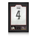 Maro Itoje Signed England 2025 Shirt Premium Frame