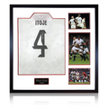 Maro Itoje Signed England 2025 Shirt Elite Frame