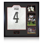 Maro Itoje Signed England 2025 Shirt Elite Frame