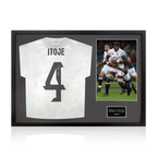 Maro Itoje Signed England 2025 Shirt Classic Frame