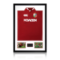 Maro Itoje Signed British & Irish Lions 2025 Shirt Premium Frame
