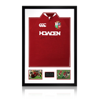 Maro Itoje Signed British & Irish Lions 2025 Shirt Premium Frame
