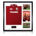 Maro Itoje Signed British & Irish Lions 2025 Shirt Elite Frame