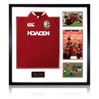 Maro Itoje Signed British & Irish Lions 2025 Shirt Elite Frame