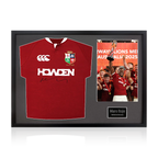 Maro Itoje Signed British & Irish Lions 2025 Shirt Classic Frame
