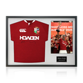 Maro Itoje Signed British & Irish Lions 2025 Shirt Classic Frame