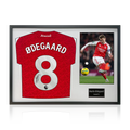 Martin Ødegaard Signed Arsenal Shirt Classic Frame (ACG Cert)
