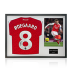 Martin Ødegaard Signed Arsenal Shirt Classic Frame (ACG Cert)