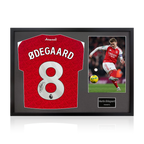 Martin Ødegaard Signed Shirt Classic Frame (ACG Cert)