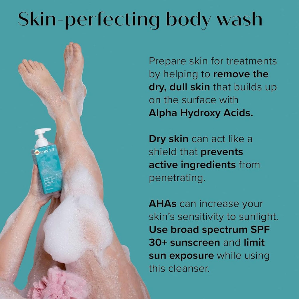 Medix 5.5 Skin Perfecting Body Wash, Glycolic + Lactic Acid 444ml