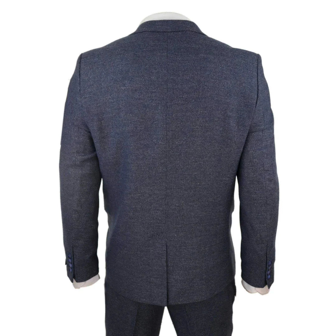 STZ33 - Men's Wool 3 Piece Suit Double Breasted Waistcoat Tweed 1920s