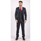 STZ41 - Men's 3 Piece Suit Gatsby 1920s Gangster Pinstripe