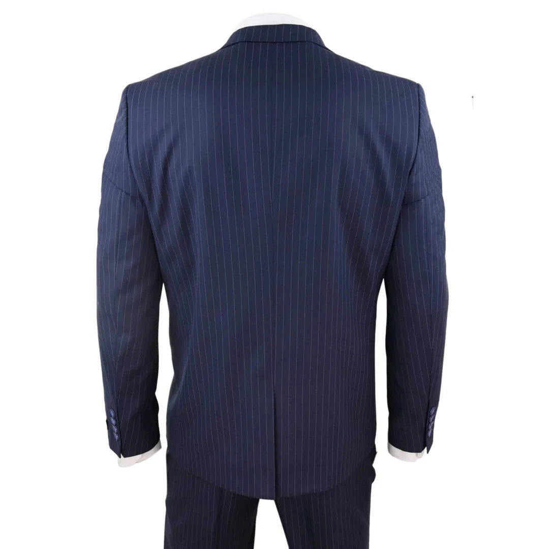 STZ41 - Men's 3 Piece Suit Gatsby 1920s Gangster Pinstripe