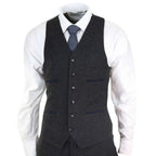 STZ22 - Men's Wool Tweed Suit 3 Piece Authentic 1920s Classic