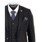 STZ22 - Men's Wool Tweed Suit 3 Piece Authentic 1920s Classic