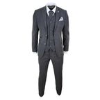 STZ23 - Men's Wool Tweed Suit 3 Piece Authentic 1920s Classic