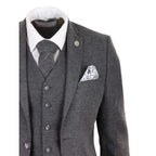 STZ23 - Men's Wool Tweed Suit 3 Piece Authentic 1920s Classic