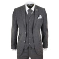 STZ23 - Men's Wool Tweed Suit 3 Piece Authentic 1920s Classic