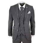 STZ23 - Men's Wool Tweed Suit 3 Piece Authentic 1920s Classic