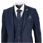 STZ21 - Men's Wool Tweed Suit 3 Piece Authentic 1920s Classic