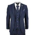 STZ21 - Men's Wool Tweed Suit 3 Piece Authentic 1920s Classic