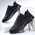 Men's Running Shoes Breathable Mesh Trainers Lace-Up Casual Walking Sneakers