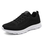 Men's Running Shoes Breathable Mesh Trainers Lace-Up Casual Walking Sneakers