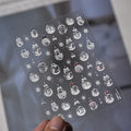 Hello Claws | Merry Christmas Crystal Ball Nail Deco Sticker