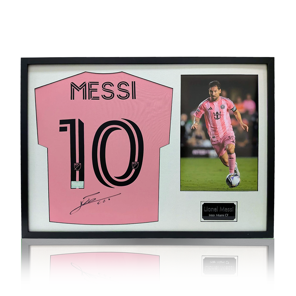 Lionel Messi Signed Inter Miami CF Shirt Classic Frame