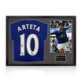Mikel Arteta Signed Everton Shirt Classic Frame