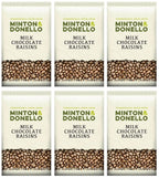 6 x Minton & Donello Milk Chocolate Raisins - 500g
