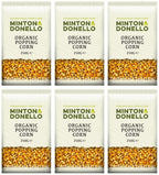 6 x Minton & Donello Org Popping Corn - 250g