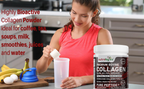 Premium Bovine Collagen Supplement Powder, 10,000 mg Pure Hydrolysed Collagen Peptides, Blended with 19 Amino Acids, Unflavoured Collagen Protein Powder Types 1 and 3, Halal & Kosher
