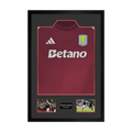 Morgan Rogers Signed Aston Villa Shirt Premium Frame