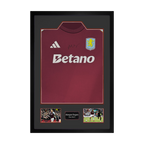 Morgan Rogers Signed Aston Villa Shirt Premium Frame
