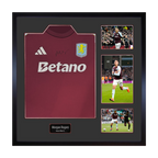 Morgan Rogers Signed Aston Villa Shirt Elite Frame