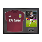 Morgan Rogers Signed Aston Villa Shirt Classic Frame