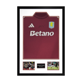 Morgan Rogers Signed Aston Villa Shirt Premium Frame