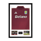 Morgan Rogers Signed Aston Villa Shirt Premium Frame