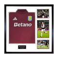 Morgan Rogers Signed Aston Villa Shirt Elite Frame