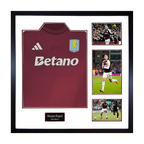 Morgan Rogers Signed Aston Villa Shirt Elite Frame