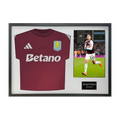 Morgan Rogers Signed Aston Villa Shirt Classic Frame
