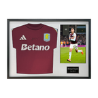 Morgan Rogers Signed Aston Villa Shirt Classic Frame