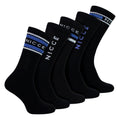 5 Pack Mens Crew Socks - Soft Breathable Cotton Everyday Socks