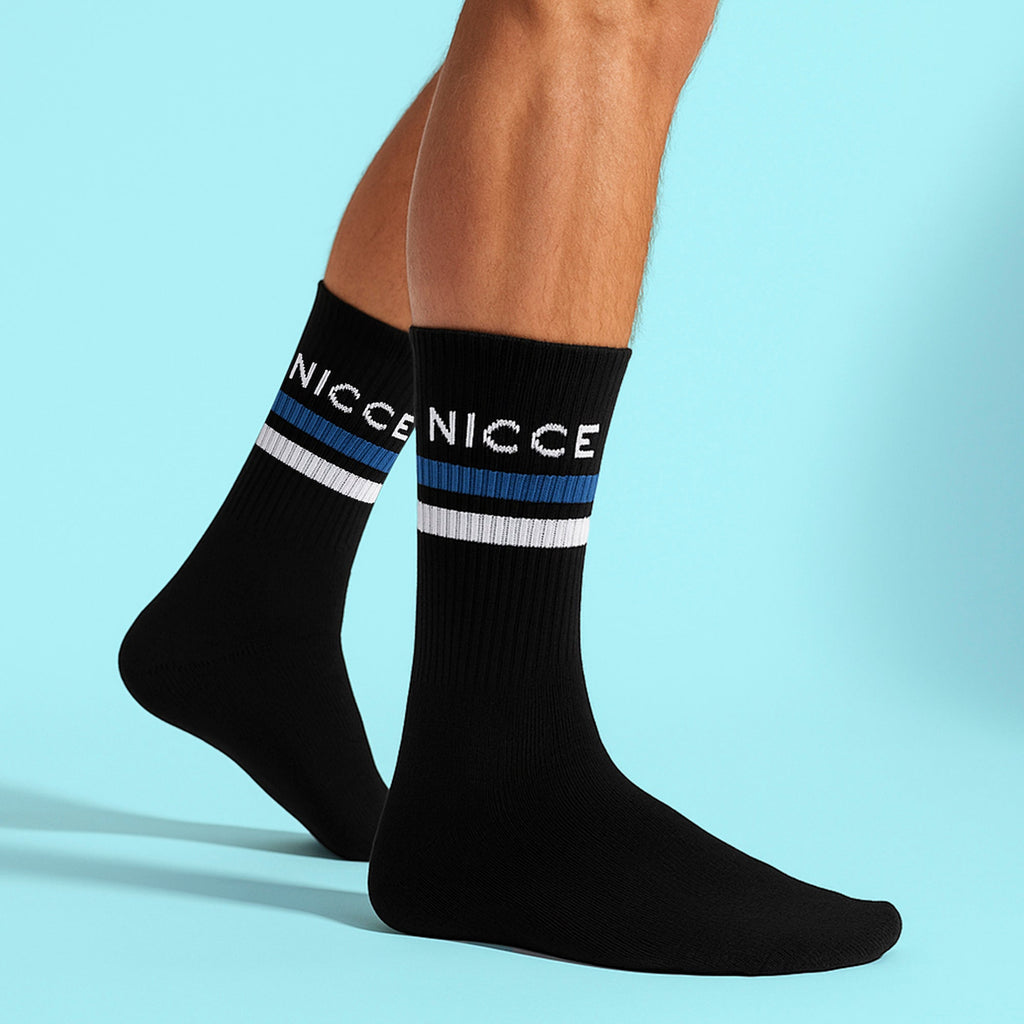 5 Pack Mens Crew Socks - Soft Breathable Cotton Everyday Socks