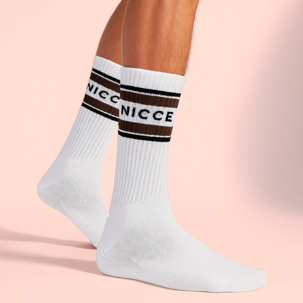 5 Pack Mens Crew Socks - Soft Breathable Cotton Everyday Socks
