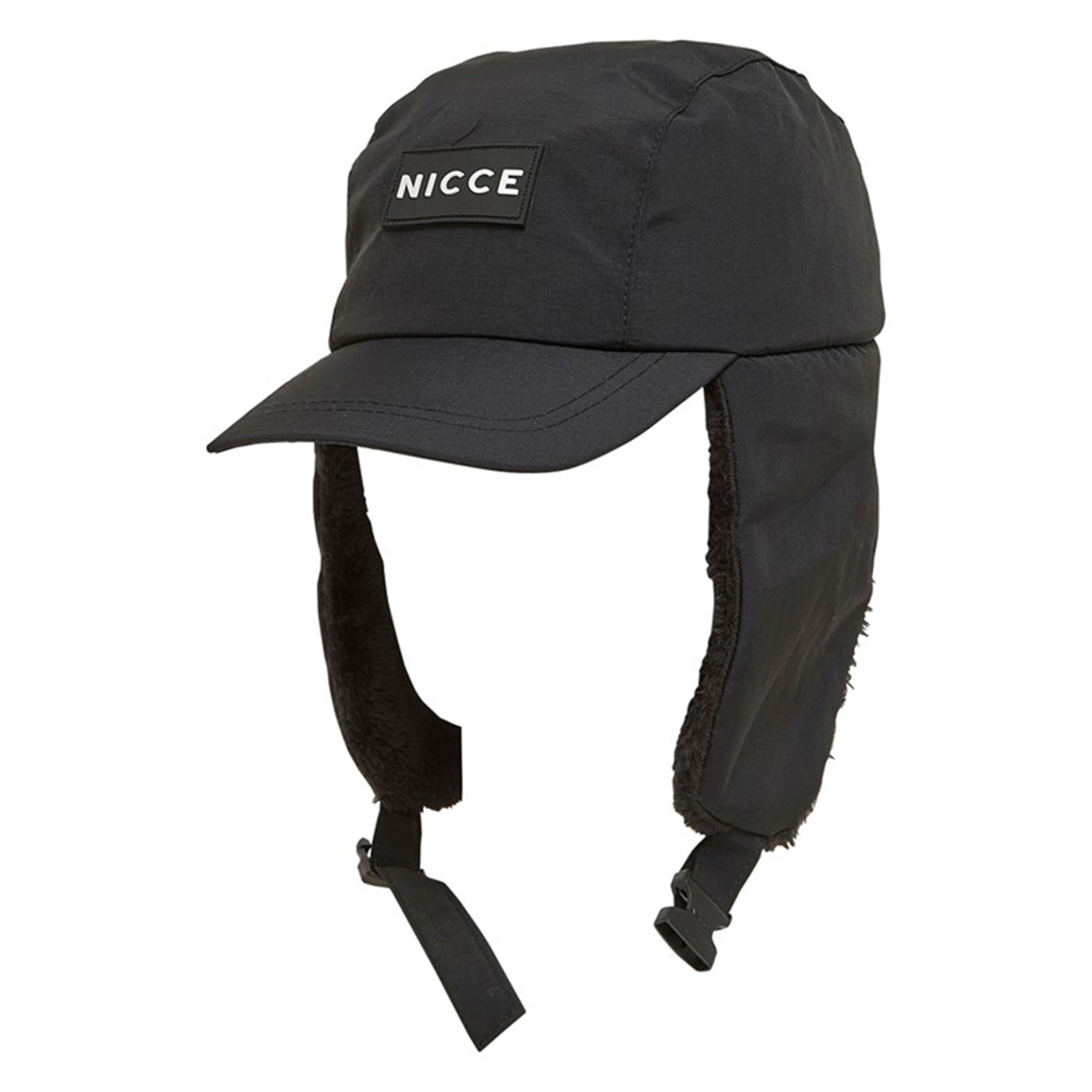Mens Knitted Trapper Hat - Warm Winter Fleece Lined Hat